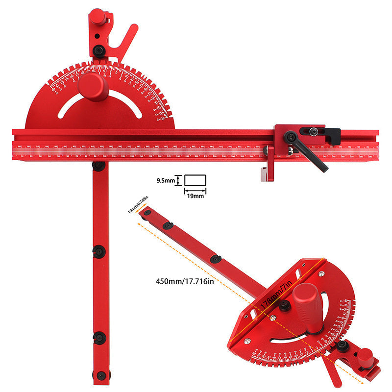 50%off- Precision Aluminum Miter Gauge