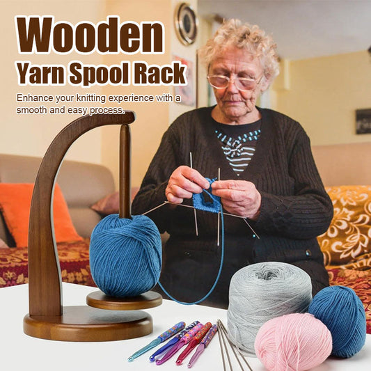 Portable rotatable yarn standard