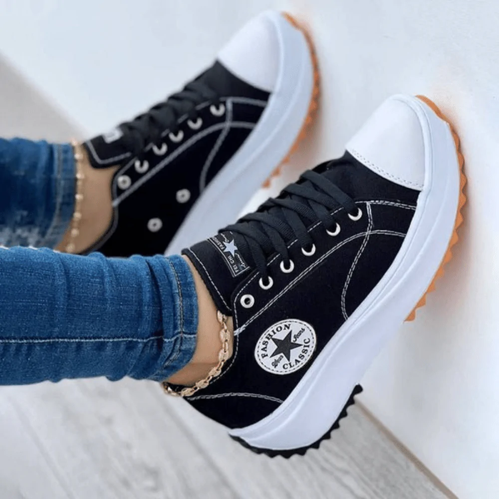 CANVAS SHOES WOMEN FASHION TRAINERS