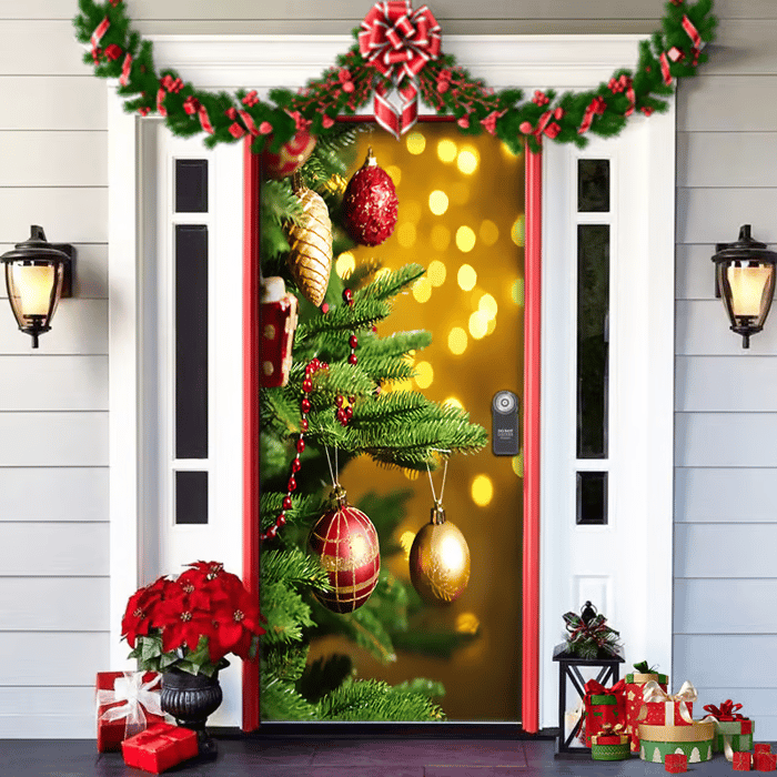 🌟🌟Christmas and Halloween front door decoration