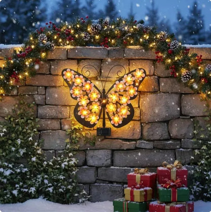 🦋Metal Butterfly Solar Wall Lamp for Outdoor Garden Decoration