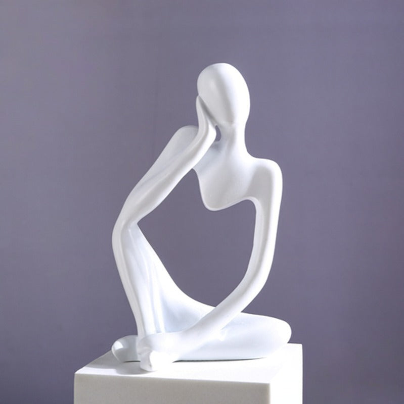 Creative Figurine Resin Ornament – Abstract Figurative Art Piece