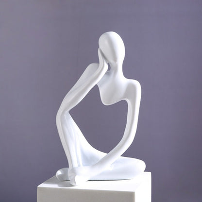 Creative Figurine Resin Ornament – Abstract Figurative Art Piece