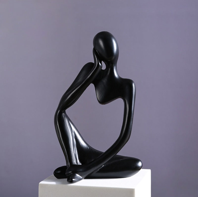 Creative Figurine Resin Ornament – Abstract Figurative Art Piece