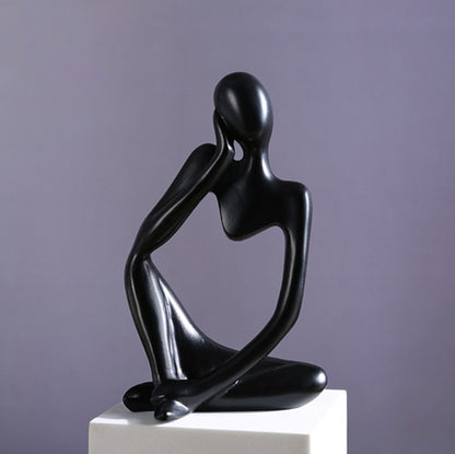 Creative Figurine Resin Ornament – Abstract Figurative Art Piece