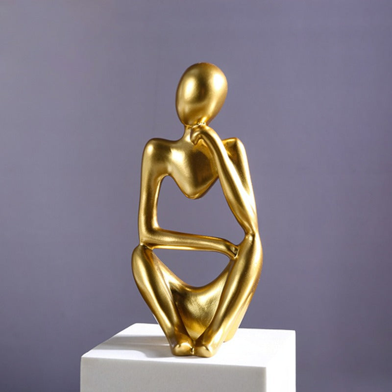 Creative Figurine Resin Ornament – Abstract Figurative Art Piece