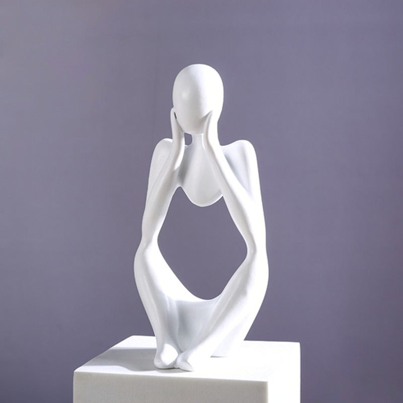 Creative Figurine Resin Ornament – Abstract Figurative Art Piece