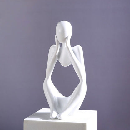Creative Figurine Resin Ornament – Abstract Figurative Art Piece