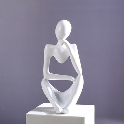 Creative Figurine Resin Ornament – Abstract Figurative Art Piece