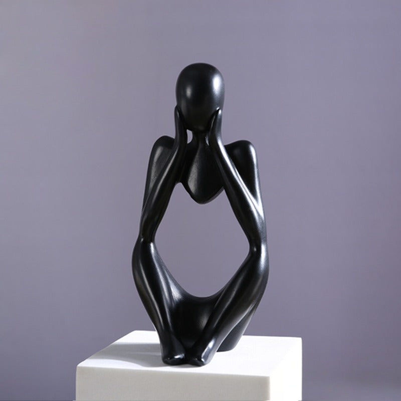 Creative Figurine Resin Ornament – Abstract Figurative Art Piece