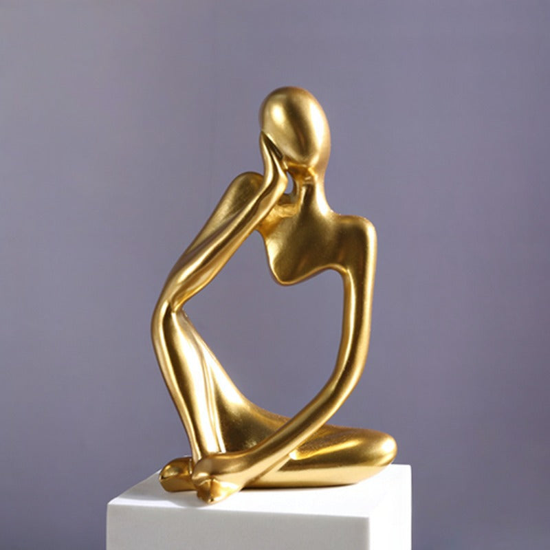 Creative Figurine Resin Ornament – Abstract Figurative Art Piece