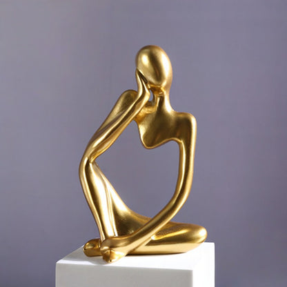 Creative Figurine Resin Ornament – Abstract Figurative Art Piece