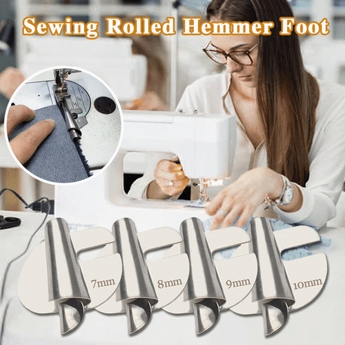 Universal sewing hemming foot