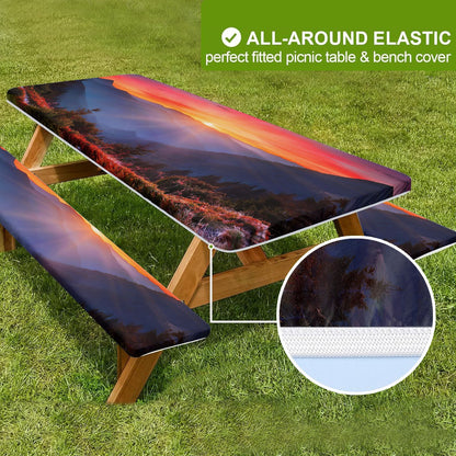 🔥This week's special offer🔥6ft Waterproof Picnic Table Covers