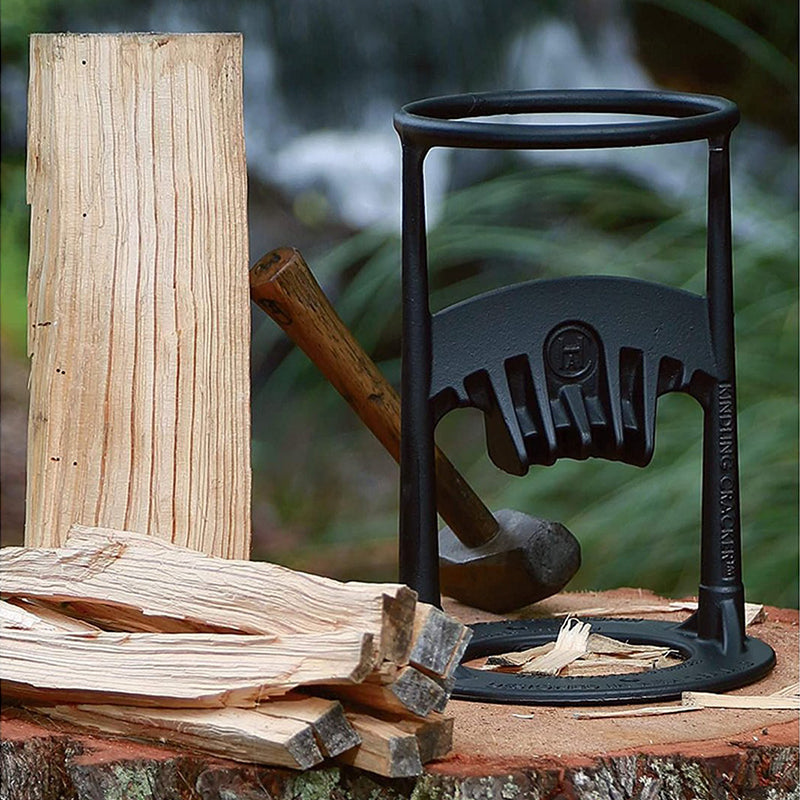 🎉firewood kindling splitter stand