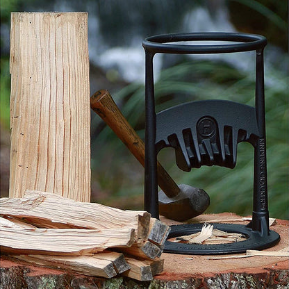 🎉firewood kindling splitter stand