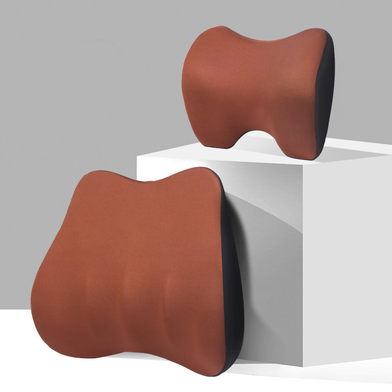 Car headrest lumbar support suit