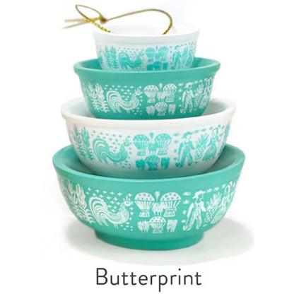 🎉🎅Miniature Pyrex-Inspired Mixing Bowls🎄