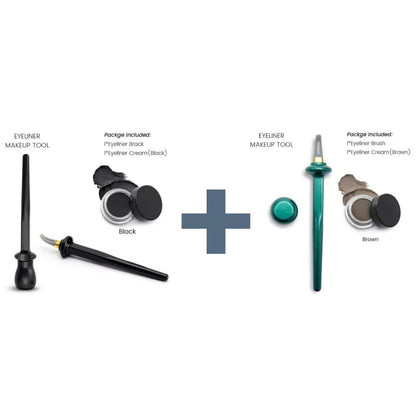 ✨👁️Easy-to-use silicone eyeliner brush