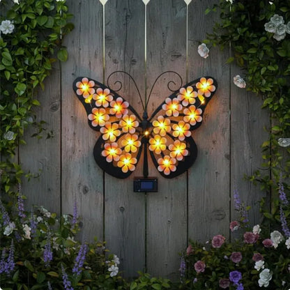 🦋Metal Butterfly Solar Wall Lamp for Outdoor Garden Decoration