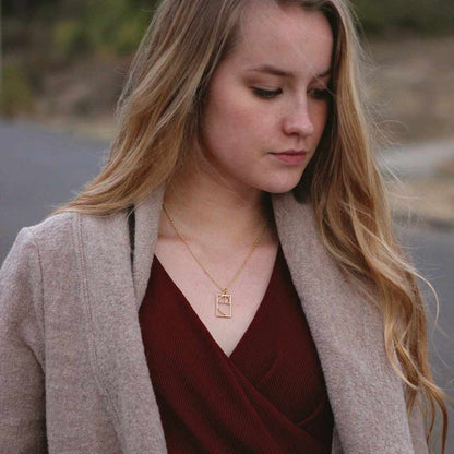 Fibonacci Spiral Necklace | Golden Ratio