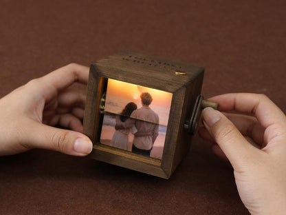 Personalized Flip-Photo Animation Box — Creative Anniversary Gift