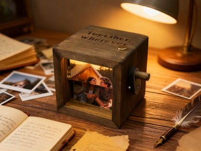 Personalized Flip-Photo Animation Box — Creative Anniversary Gift
