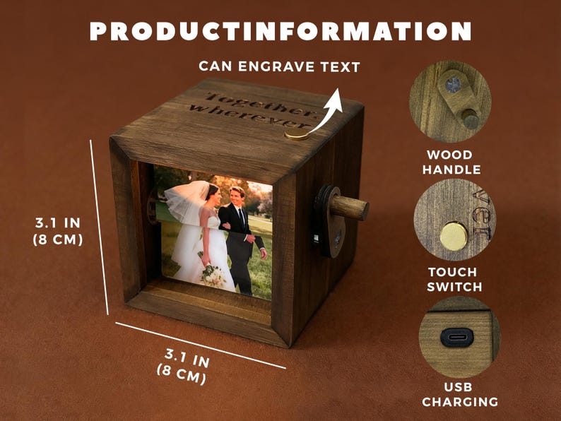 Personalized Flip-Photo Animation Box — Creative Anniversary Gift